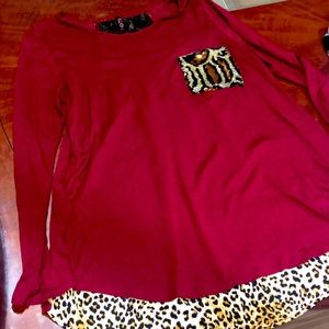 Leopard blouse M